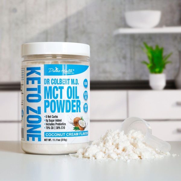 Herb Pharm Coconut Cream Flavor MctPowder Supplements-1