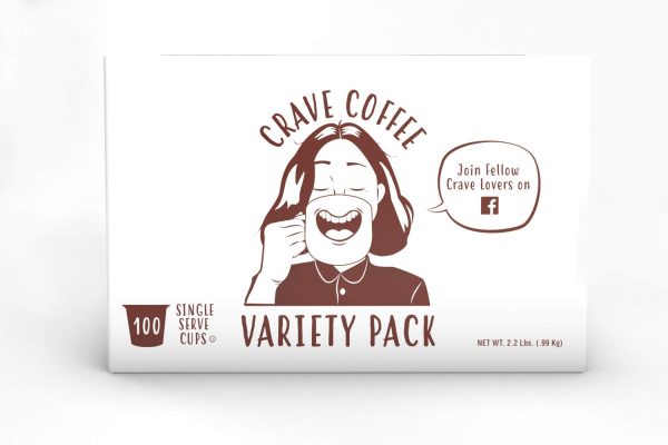 Crave Coffee Variety Pack 100 Count K-Cup Pods-4