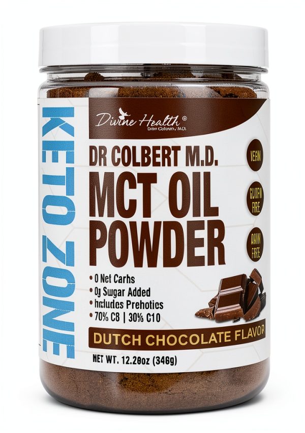 MCT Oil Powder Dr Don Colbert Keto Chocolate-0