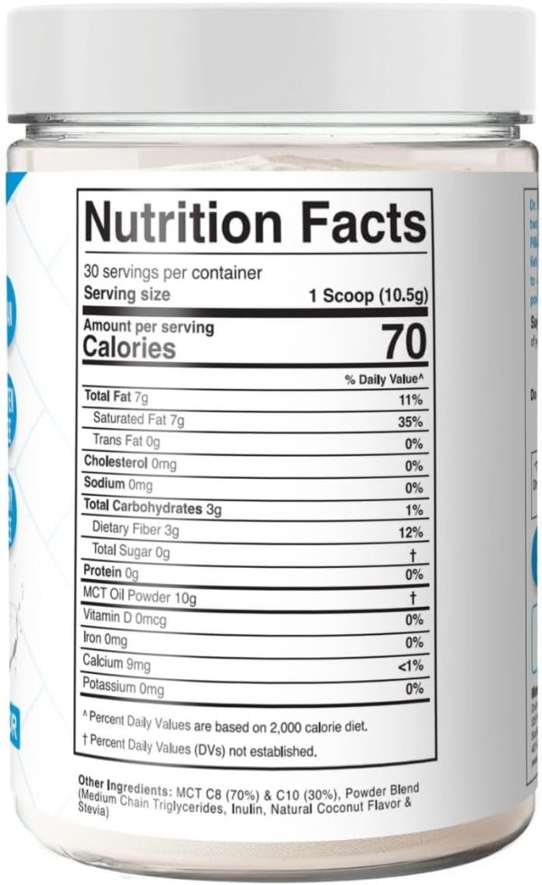 Herb Pharm Coconut Cream Flavor MctPowder Supplements-3