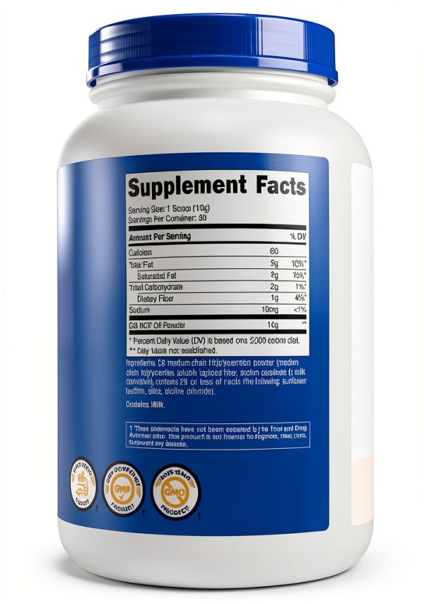 MCT Oil Powder Unflavored 2 Pound Pack-4