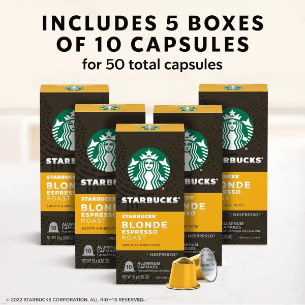Starbucks Nespresso Pods Blonde Roast Recyclable Aluminum-1