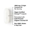 Organic Coconut Oil Softgels SportsResearch 3000mg-1