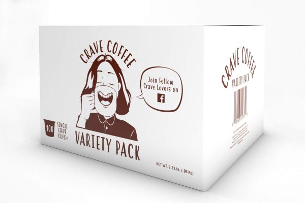 Crave Coffee Variety Pack 100 Count K-Cup Pods-1