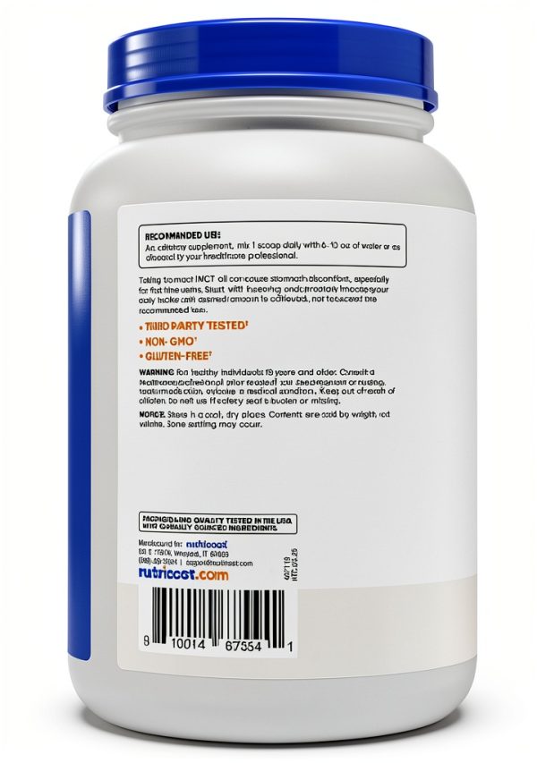 MCT Oil Powder Unflavored 2 Pound Pack-3