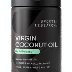 Organic Coconut Oil Softgels SportsResearch 3000mg-0