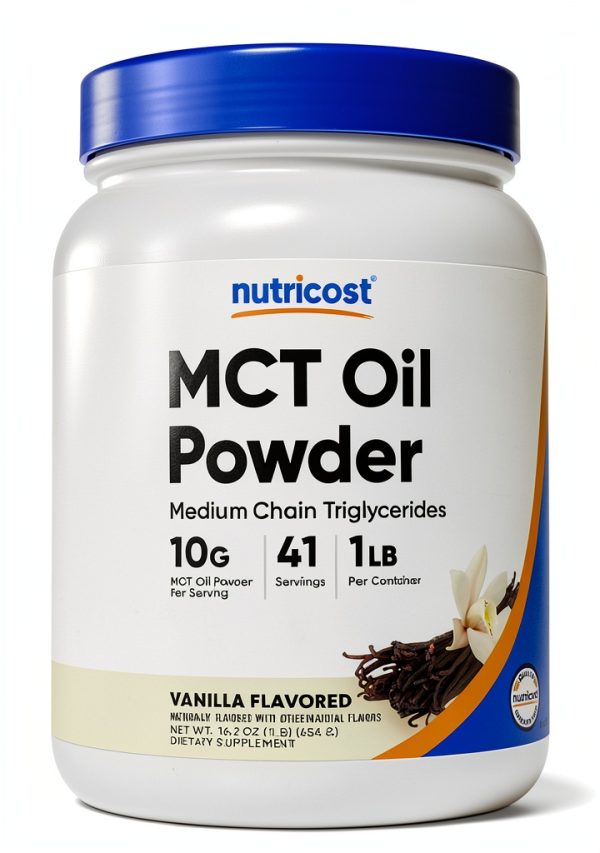 Vanilla MCT Oil Powder - Keto Diet Supplement by MCT-0