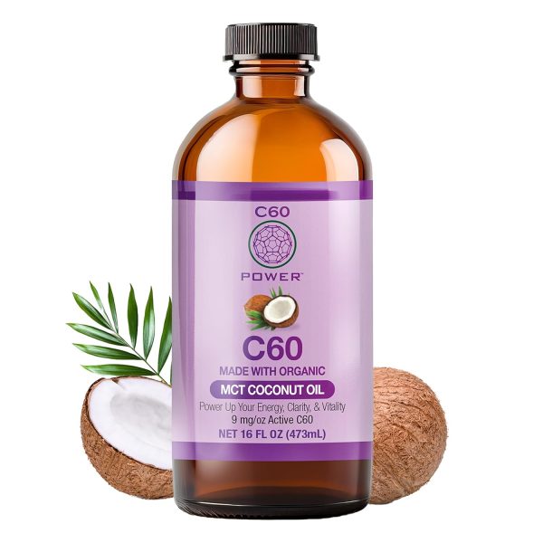 C60 Purple Power Antioxidant Supplement 16 Fl Oz-0