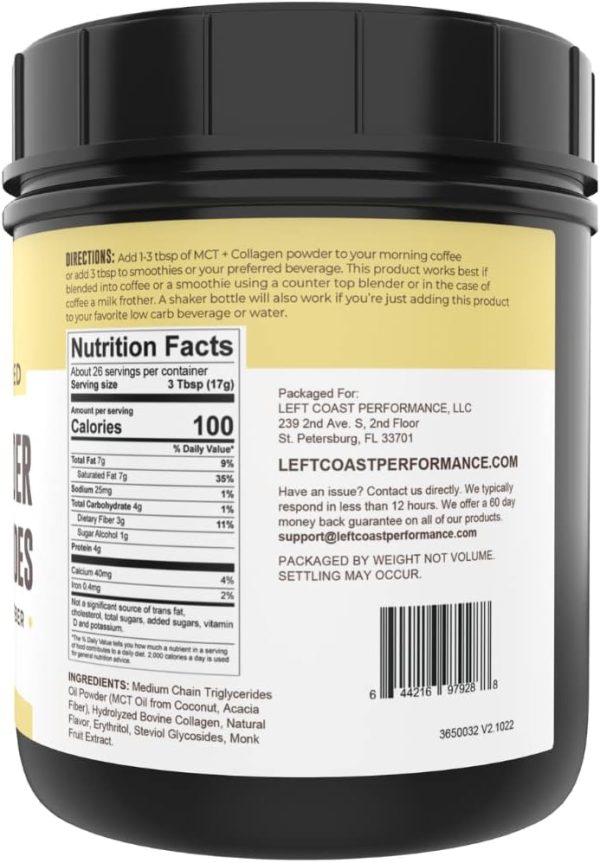 Vanilla MCT Powder Collagen Peptides-2