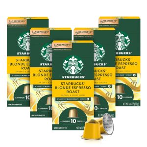 Starbucks Nespresso Pods Blonde Roast Recyclable Aluminum-0