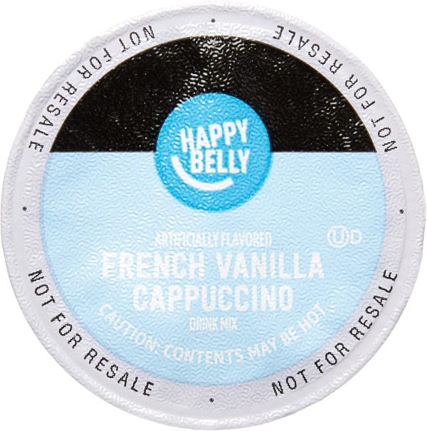 Happy Belly French Vanilla Cappuccino K Cups Coffee Pods-7