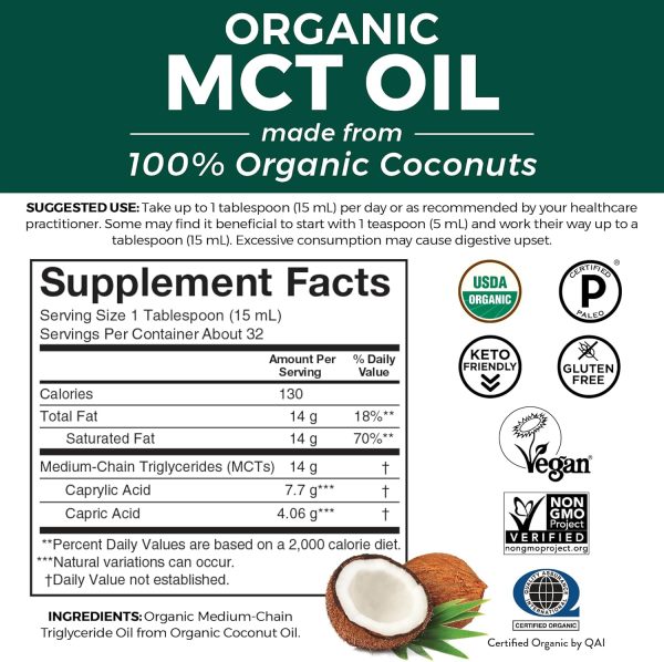 Viva Naturals Organic MCT Oil Liquid Energy-5