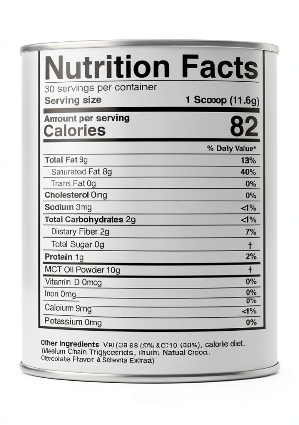 MCT Oil Powder Dr Don Colbert Keto Chocolate-7