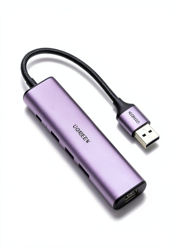 UGREEN 5-in-1 USB Ethernet Hub with Gigabit Port-8