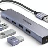 UGREEN 5-in-1 USB Ethernet Hub with Gigabit Port-0