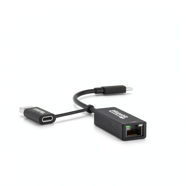 2.5Gb USB Ethernet Adapter Plugable Hybrid USB C A-1