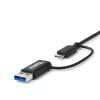 2.5Gb USB Ethernet Adapter Plugable Hybrid USB C A-3
