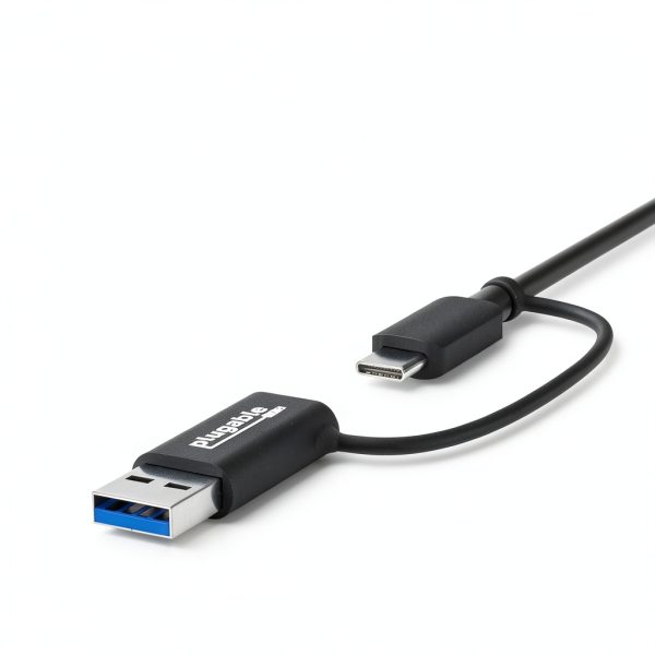 2.5Gb USB Ethernet Adapter Plugable Hybrid USB C A-3