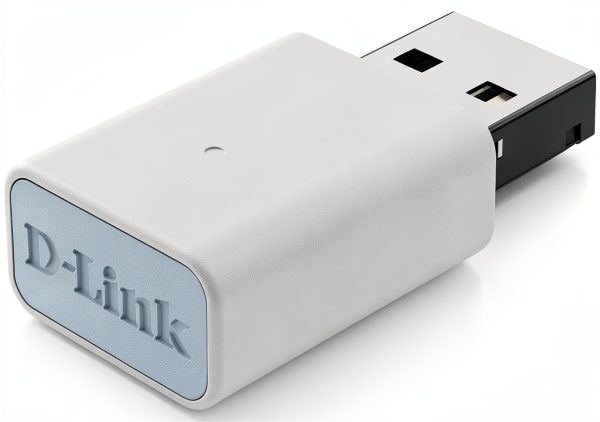 D-Link AC1300 USB Wi-Fi Adapter White Design-0