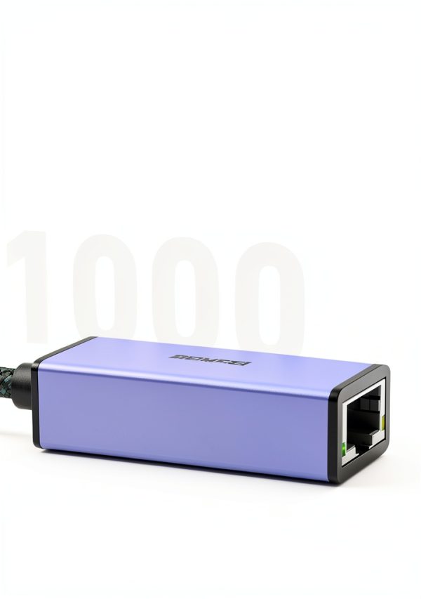 BENFEI USB-C Ethernet Adapter Gray Compact Gigabit Connector-3