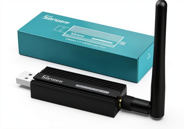 Zigbee USB Dongle SONOFF ZBdongle-P Black 1Pack +20dBm SMA Antenna-0