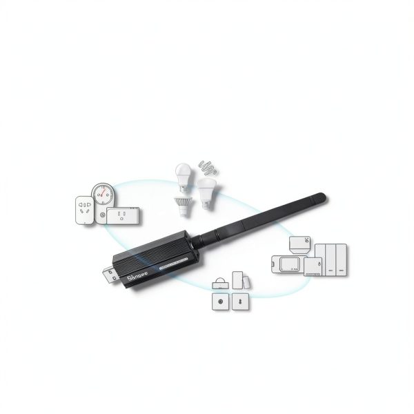 Zigbee USB Dongle SONOFF ZBdongle-P Black 1Pack +20dBm SMA Antenna-3