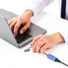 BENFEI USB-C Ethernet Adapter Gray Compact Gigabit Connector-4