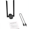 BrosTrend AX1800 WiFi 6 USB Adapter 1800Mbps Dual-Band with 2 Antennas-6