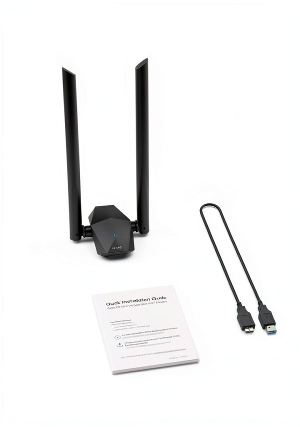 BrosTrend AX1800 WiFi 6 USB Adapter 1800Mbps Dual-Band with 2 Antennas-6