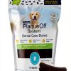 Dog Dental Treat ProDen Plaque-Off Natural Chewy Bones PDDCB1 Medium-0