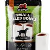 Redbarn Pet Products Small Filled Dog Bones, Peanut Butter Flavor - Long Lasting Stuffed Femur Chew Treat Made in USA - 4 Count - Packaging May Vary-0