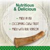 Nylabone Healthy Edibles Venison Chew Treats for Large Dogs 2 Count-2