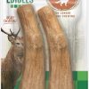 Nylabone Healthy Edibles Venison Chew Treats for Large Dogs 2 Count-0