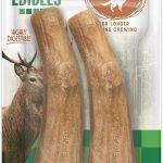 Nylabone Healthy Edibles Venison Chew Treats for Large Dogs 2 Count-0