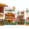 Nylabone Healthy Edibles Broth Bone Natural Dog Chews Long Lasting Treats Ham Flavor Small/Regular - Up to 25 Ibs. (16 Count)-6
